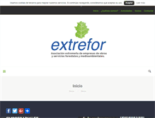 Tablet Screenshot of extrefor.org